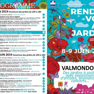 RV aux jardins Valmondois 95430, les 8et9 juin 2019