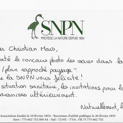  Concours Photo des mares SNPN