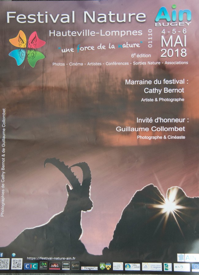 Festival Nature de l'Ain 04,05,06 Mai 2018