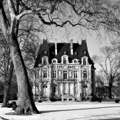 Château de Conti sous la neige (120x 80)