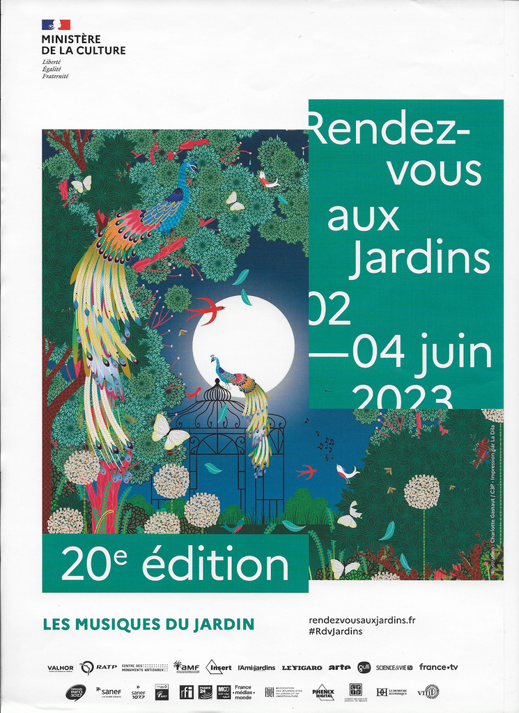 Rendez-vous des jardins Auvers sur Oise du 02 au 4 juin 2023